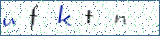 Type the letters shown in the picture