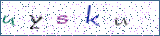 Type the letters shown in the picture
