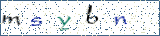 Type the letters shown in the picture