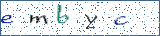 Type the letters shown in the picture